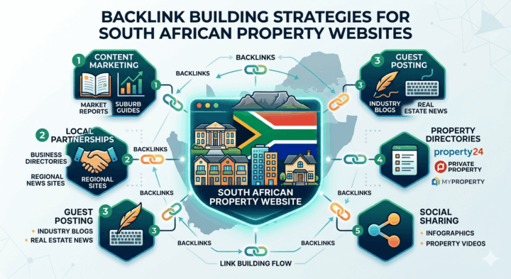 Backlink Building Strategies for South African Property Websites